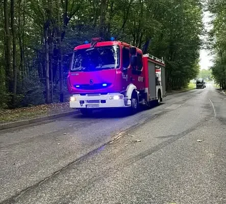 Wyciek paliwa na ul. Celnej w Bytomiu – interwencja strażaków OSP Stolarzowice