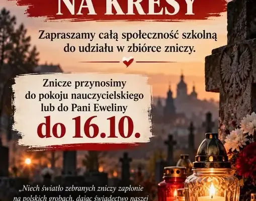 Szkoła Podstawowa nr 43 w Bytomiu organizuje zbiórkę zniczy na Kresy