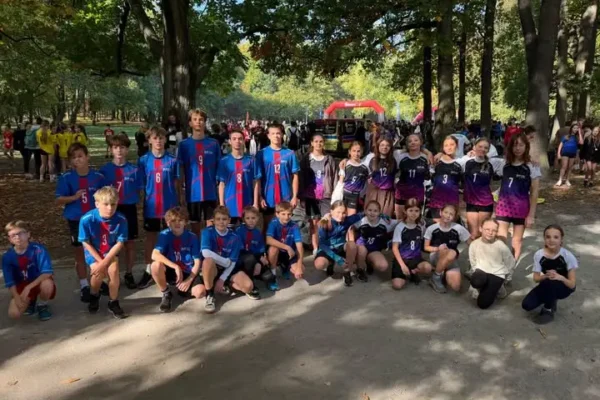 Uczniowie SP33 Bytom na Mistrzostwach Bytomia w Biegach Przełajowych