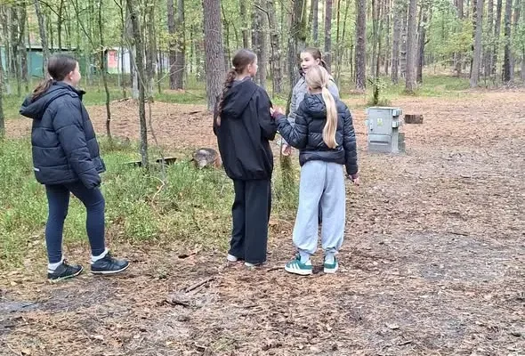 Uczniowie z Bytomia uczyli się survivalu w Kokotku