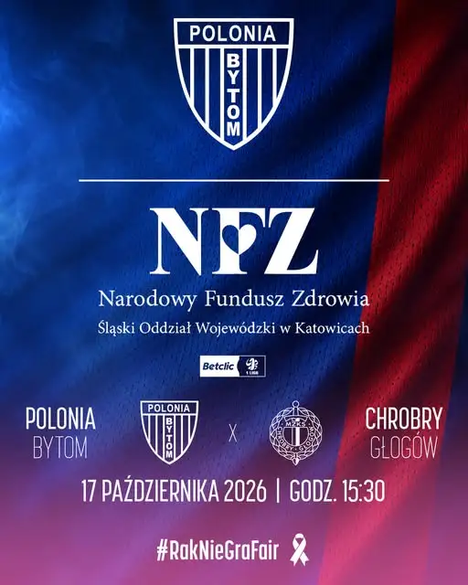 Rak nie gra fair – Polonia Bytom i NFZ zapraszają na mecz z misją profilaktyki