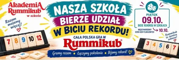 Bytom: Szkoła Podstawowa nr 2 w Ogólnopolskim Biciu Rekordu w Rummikub