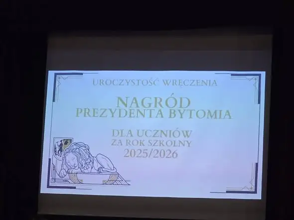 Natalia z klasy 6 laureatką Nagrody Prezydenta Bytomia