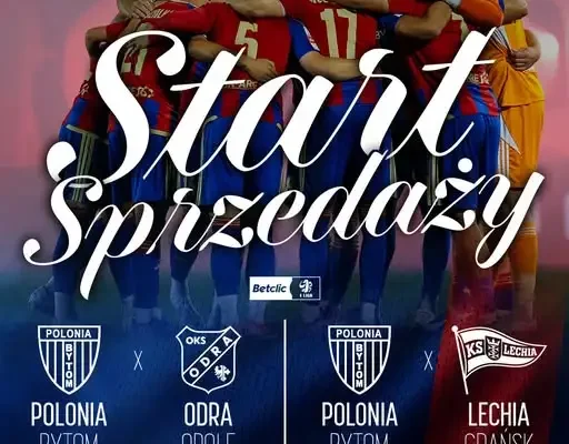 Polonia Bytom: sprzedaż biletów na mecze z Odrą Opole i Lechią Gdańsk startuje w piątek