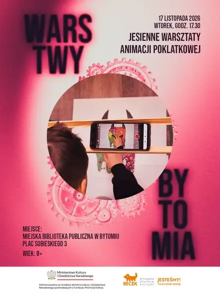 Warsztaty animacji poklatkowej w Bytomiu – jesienne i mikołajkowe
