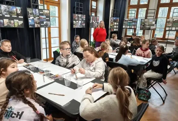 Miechowice: trzecioklasiści odkrywali tajemnice przyrody w Pałacu Tiele-Wincklerów