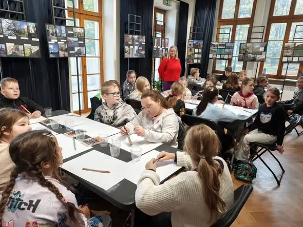 Miechowice: trzecioklasiści odkrywali tajemnice przyrody w Pałacu Tiele-Wincklerów
